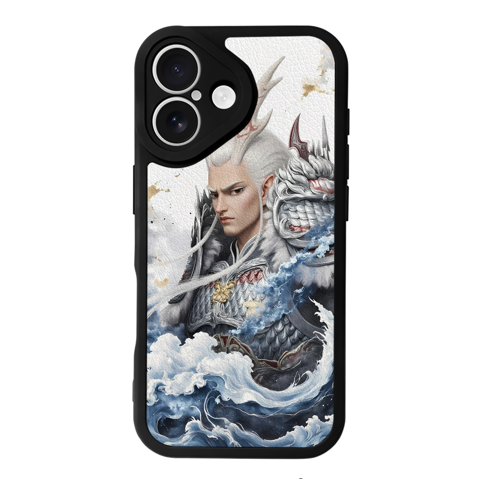 （画像用） Ne Zha 2 ナタ 魔童の大暴れ 【iPhone 16シリーズ対応】シリコンスマホケース（レザー調） 材質：シリコン